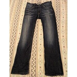 Buckle BKE Carter Bootleg Jeans Mens 30R 30x31 Regular Denim Dark Wash Stretch